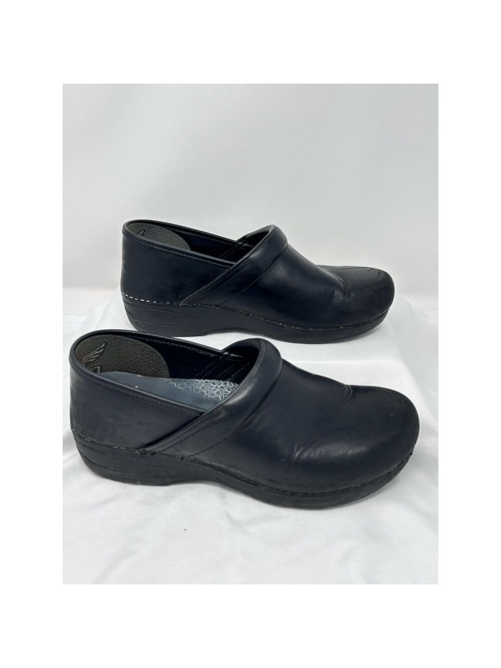 Dansko XP 2.0 Black Leather Clogs Size 42 / US 11.5 Comfort Work Shoes
